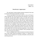 Konspekts 'Water life cycle – diagram report', 1.
