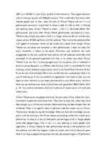 Eseja 'The relationship between the actor, the audience, and the theatrical space', 4.