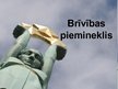 Prezentācija 'Brīvības piemineklis', 1.
