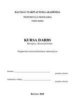 Referāts 'Slepkavības krimināltiesiskais raksturojums', 1.