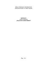 Referāts 'Korporatīvā sociālā atbildība', 1.