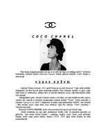 Referāts 'Modelētāja Coco Chanel', 1.