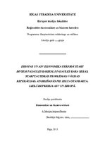 Konspekts 'Eiropas un ASV ekonomika periodā starp diviem kariem', 1.