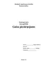 Referāts 'Gaisa piesārņojums', 1.