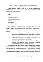 Konspekts 'Animācijas vēsturiskais apskats', 1.