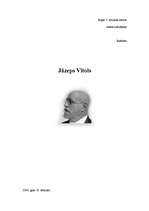 Referāts 'Jāzeps Vītols', 1.