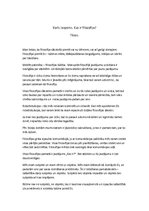 Konspekts 'Karls Jasperss "Kas ir filosofija?". Tēzes', 1.