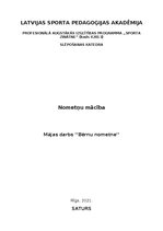 Konspekts 'Bērnu nometnes plāns', 1.