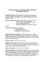 Konspekts 'Bērnu nometnes plāns', 3.