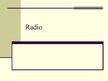 Prezentācija 'Radio', 1.
