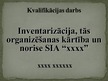 Prezentācija 'Inventarizācija, tās organizēšanas kārtība un norise SIA "X"', 1.