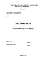 Diplomdarbs 'Darba devēja uzteikums', 1.