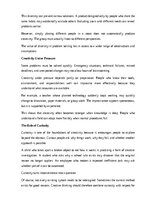 Eseja 'The importance of creativity in problem solving', 10.