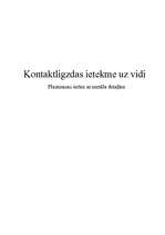 Referāts 'Kontaktligzdas ietekme uz vidi', 1.