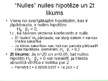 Prezentācija 'Hipotēžu pārbaude vienfaktora regresijas analīzē', 9.