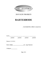 Biznesa plāns 'Inovāciju projekts "BarterBode"', 1.