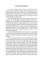 Eseja 'Oskars Kalpaks', 1.