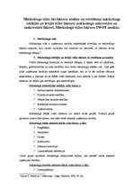 Konspekts 'Mārketinga vide, tās faktoru analīze un vērtēšana', 1.