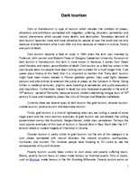 Konspekts 'Dark Tourism', 1.