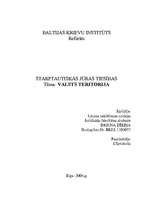 Referāts 'Valsts teritorija', 1.