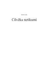 Referāts 'Cilvēka netikumi', 1.