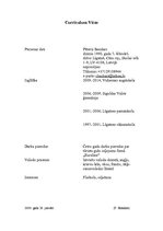 Paraugs 'Curriculum Vitae', 1.