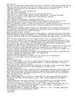 Eseja 'Organisational Culture', 1.