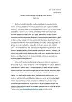 Eseja 'Latvijas mazākumtautības kultūrģeogrāfiskais apraksts - baltkrievi', 1.