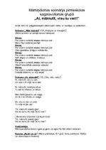 Paraugs 'Māmiņdienas scenārijs "Ai, māmulīt visu tu vari!"', 1.