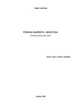 Referāts 'Tūrisma maršruts - Horvātija', 1.