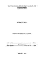 Konspekts 'Tolerances', 1.