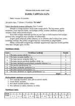 Konspekts 'Pārbaudes darbs latviešu valodā 2.klasei - “Es laikā”', 4.