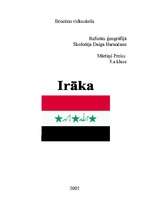 Referāts 'Irāka', 1.