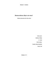 Referāts 'Eksistenciālisms. Kāpēc mēs esam?', 1.