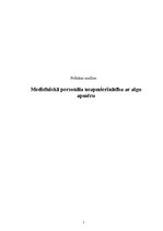 Referāts 'Medicīniskā personāla neapmierinātība ar algu apmēru', 1.