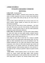 Eseja 'Andris Kolbergs "Civilizēto krokodilu sindroms"', 1.