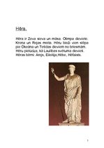 Konspekts 'Grieķu dievi', 7.