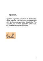 Konspekts 'Grieķu dievi', 11.