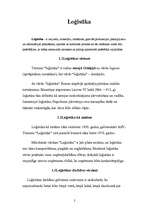 Konspekts 'Loģistika', 2.