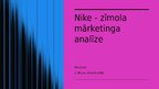 Prezentācija '"Nike" uzņēmumu analīze', 1.