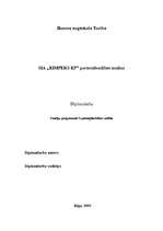 Diplomdarbs 'SIA "RIMPEKS KP” personālvadības analīze', 1.