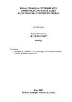 Konspekts 'Sociālas izmaiņas. Sociālas kustības', 1.