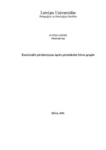 Referāts 'Emocionālo pārdzīvojumu izpēte pirmsskolas bērnu grupās', 1.