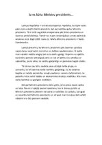 Eseja 'Ja es būtu ministru prezidents', 1.