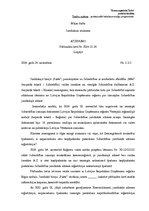 Paraugs 'Juridiskais atzinums', 1.