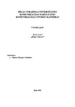 Eseja 'Viljams Šekspīrs "Makbets"', 1.