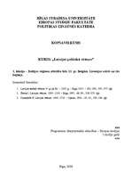 Konspekts 'Baltijas reģiona attīstība līdz 12.gadsimta beigām. Livonijas valsts un tās bojā', 1.