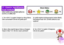 Prezentācija 'Matemātika ar Super Mario varoņiem: īpašie uzdevumi 1.–2. klasei', 12.