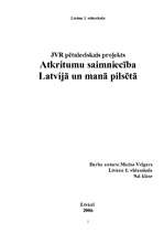 Referāts 'Atkritumu saimniecība Latvijā', 1.