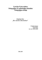 Referāts 'Frīdrihs Nī­če "Par mo­rā­les cilts­rak­stiem"', 1.